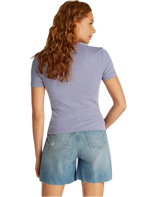 CALVIN KLEIN T-shirt slim in cotone a costine CALVIN KLEIN | J20J225244VFV